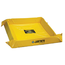 SalesBridges 20 Gallon Spill Capacity , 2' x 4' x 4", Maintenance Spill Berm, Yellow