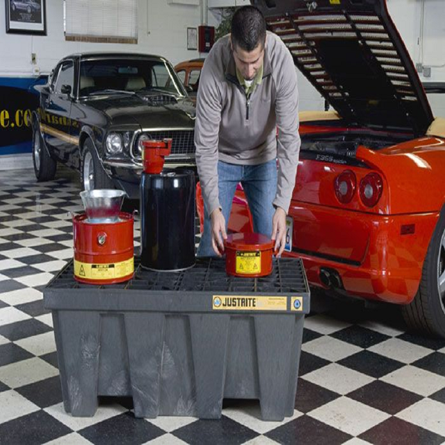 Spill containment container 2 Drums-HDPE-Black