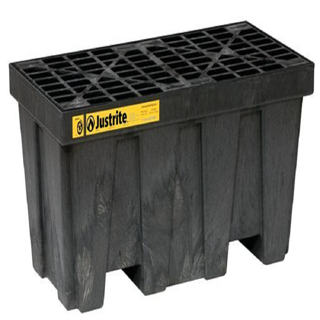 Spill containment container 2 Drums-HDPE-Black