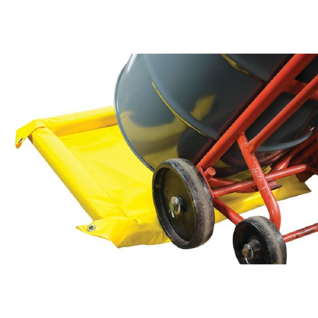 5 Gallon Spill Capacity 30" W x 2" H x 30" L , Maintenance Spill Berm, Yellow