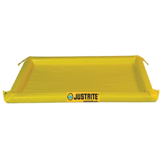 5 Gallon Spill Capacity 30" W x 2" H x 30" L , Maintenance Spill Berm, Yellow