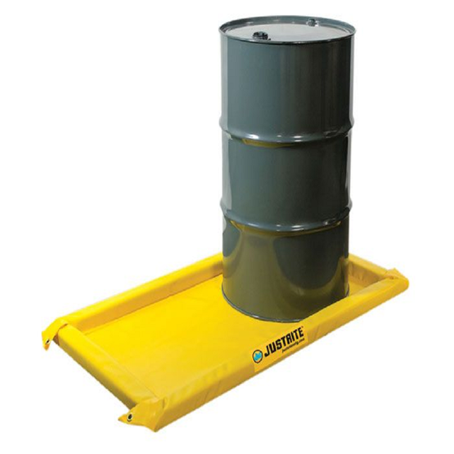 5 Gallon Spill Capacity 30" W x 2" H x 30" L , Maintenance Spill Berm, Yellow