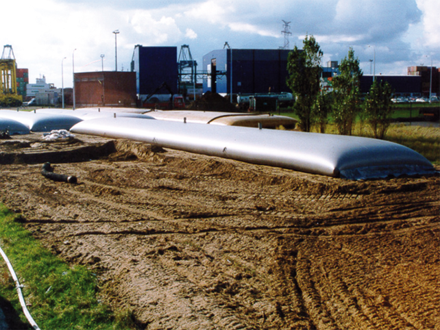 Flexible Fluid Storage WinBag from 100 to 350 cubic meter