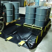 Spill Container For Drum 1.2 m x 1.8 m x 305 mm, Foldable Spill Container For Drum 1.2 m x 1.8 m x 305 mm, Foldable