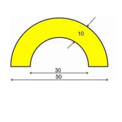 Pipe Protection PU Foam Yellow/Black Corner protection Type R30