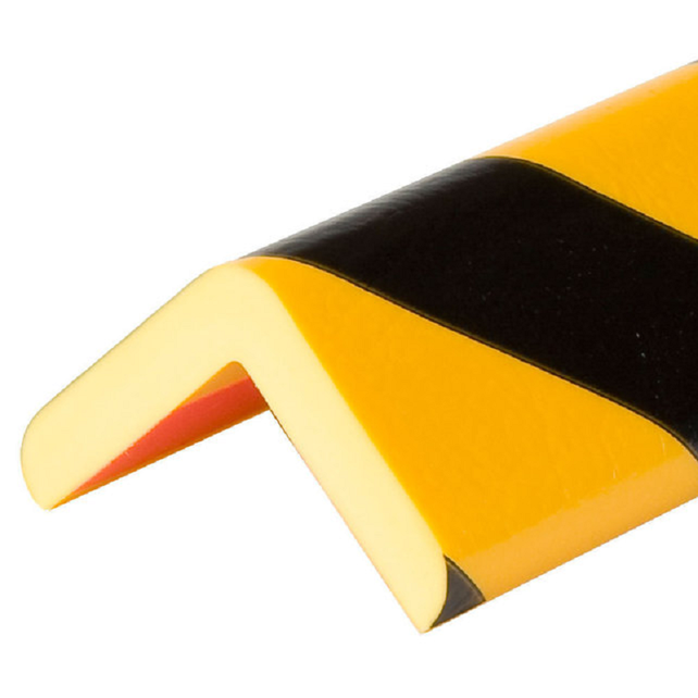 Edge protection PU Foam Yellow/Black Corner protection Type H+