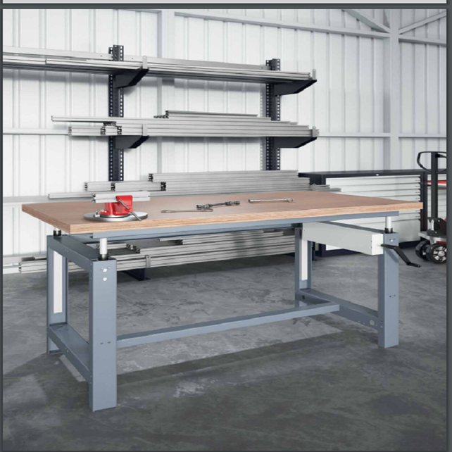 Heavy Duty Workbenches- FIXED HEIGHT / Height Adjustment