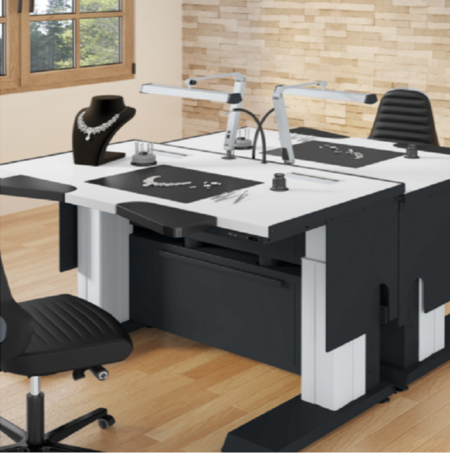 Industrial Workbench for Luxury Industry Jewelry and Watches
