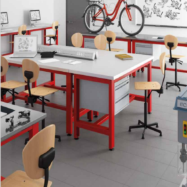 Worktable for technological and technical training schools Worktable for technological and technical training schools