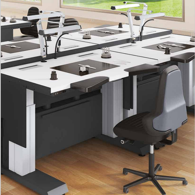Industrial Workbench for Luxury Industry Jewelry and Watches