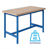 Maintenance & Assembly Workstation 1500 × 750 mm – Height 828mm, 500kg