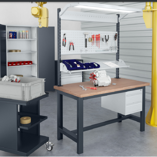 Heavy Duty Workbenches- FIXED HEIGHT / Height Adjustment
