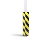 Column Protection 1 Meter Posts 100x100mm PE, Black/Yellow Made in EU