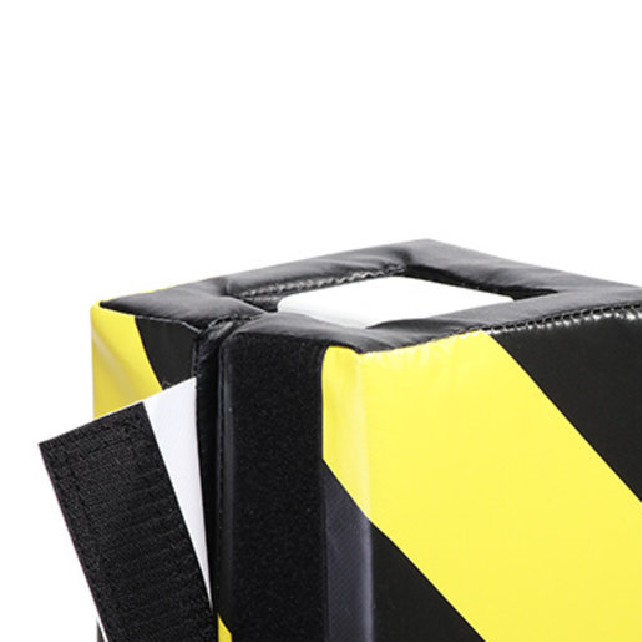 Column Protection 1 Meter Posts 100x100mm PE, Black/Yellow Made in EU