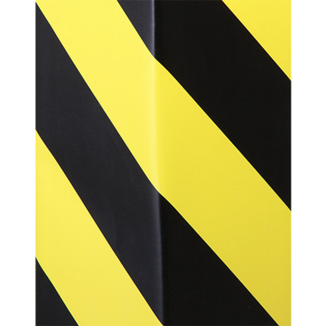 Column Protection 1 Meter Posts 100x100mm PE, Black/Yellow Made in EU