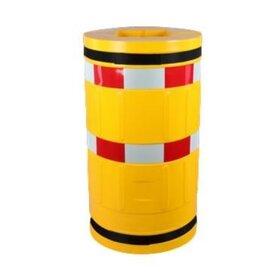 Polyethylene column protection Easy fix Ø 620 mm Round model, core 210 x 210 mm
