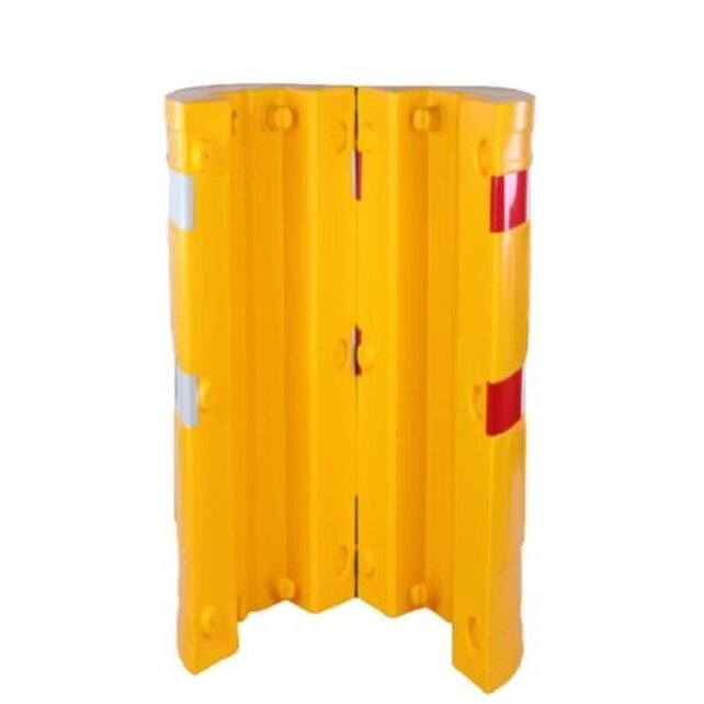 Polyethylene column protection Easy fix Ø 620 mm Round model, core 210 x 210 mm