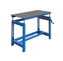 Welding worktable SI-model  adjustable height by crank