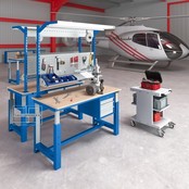 Maintenance & Assembly Workstation 1500 × 750 mm – Height 828mm, 500kg
