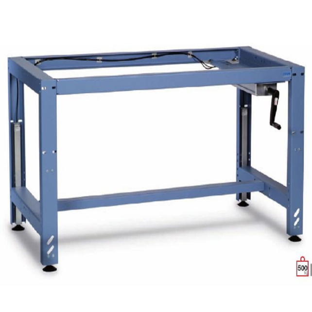 Welding worktable SI-model  adjustable height by crank