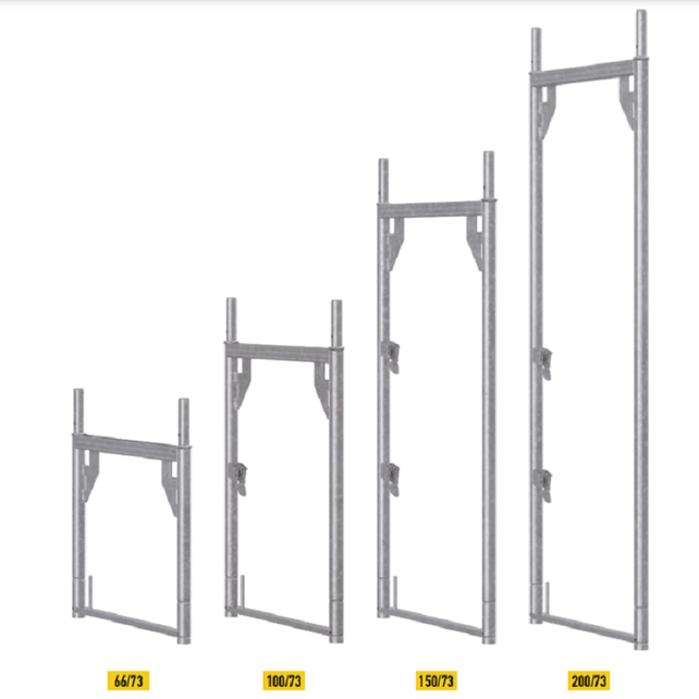Scaffolding Steel Galvanized  base frame 200 x 73