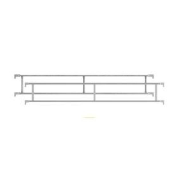 Scaffolding Double Guard Rail 307 – Galvanized Steel / Aluminum