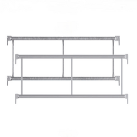 Scaffolding Double Guard Rail 307 – Galvanized Steel / Aluminum
