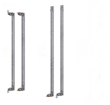 Galvanized Diagonal Brace 307 × 200 cm – Scaffold Stabilizing Brace