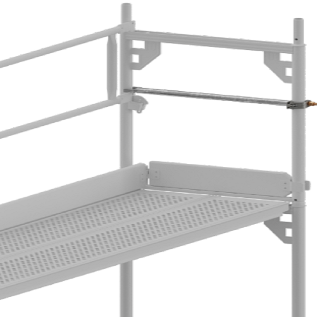 Scaffolding steel end toe board 73