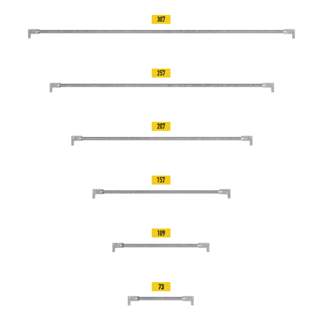 Scaffolding Side Protection Handrail – Galvanized Steel