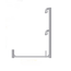 Salesbridges Scaffolding Handrail Post with Platform Protection – 100/73