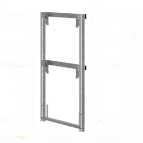 Scaffolding steel galvanized front frame