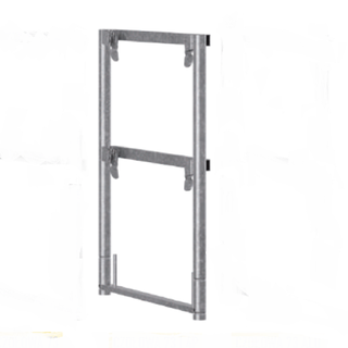 Scaffolding steel galvanized front frame