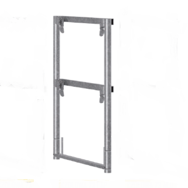 Scaffolding steel galvanized front frame