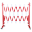 Salesbridges Expanding Barrier with Wheels Reflective Marking Extendable to 3,6 m