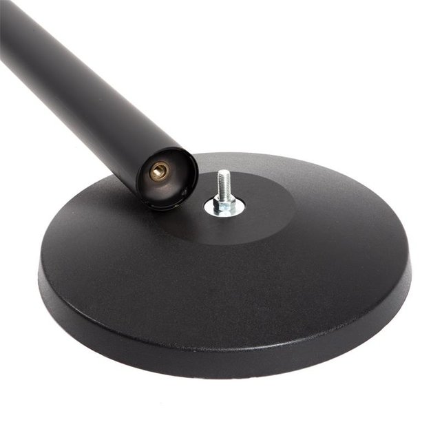 XL Barrier Post Black, Retractable Black/Red-White Belt 3.4m