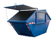 Skip container with lid 7 cbm DIN 30720-1 standard