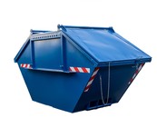 Skip container with lid 7 cbm DIN 30720-1 standard