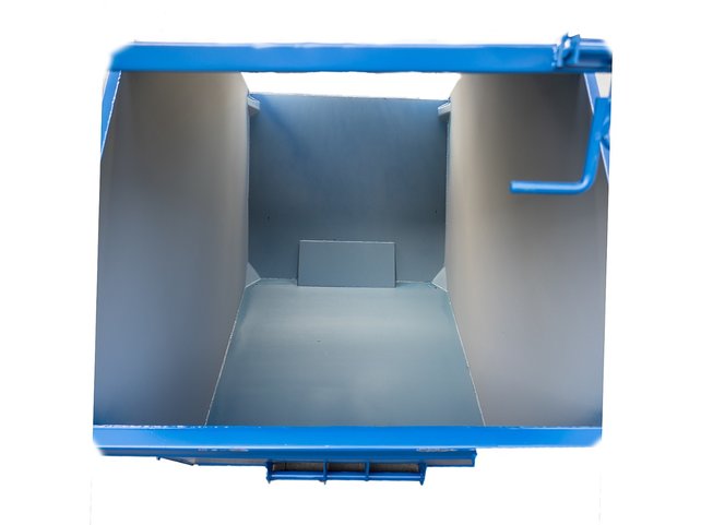 Skip container with lid 7 cbm DIN 30720-1 standard