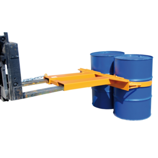 Double Drum Grabber for Steel Barrel Clamp Lifter for  Forklift