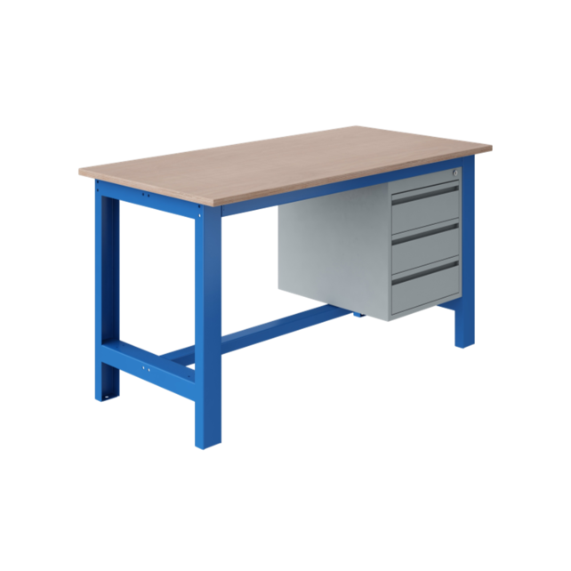 Ergonomic workbench SI-model Industrial blue 1500Kg Heavy Duty 120x75cm Ergonomic workbench SI-model Industrial blue 1500Kg Heavy Duty 120x75cm