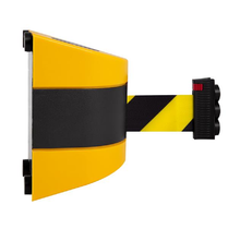 Magnetic Retractable barrier 10m  (32.8 ft) Yellow/black