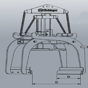 Pipe Grab semi-automatic 750 kg