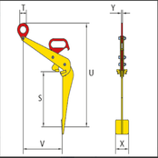 Heavy Duty Clamp for Drum lifting 600Kg CE Heavy Duty Clamp for Drum lifting 600Kg CE