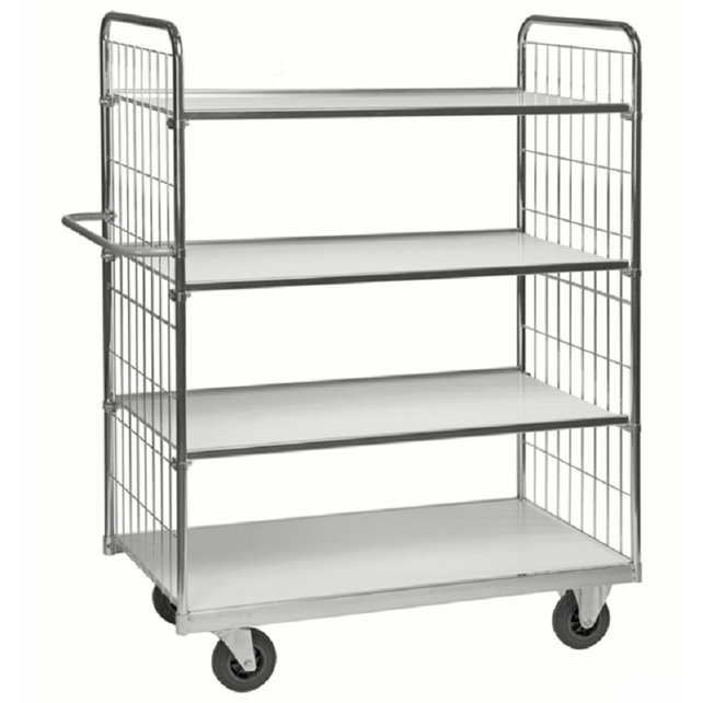 Order Picking Shelf Trolley Roll container 4 shelves zinced 1790 x 650 x 1695mm Order Picking Shelf Trolley Roll container 4 shelves zinced 1790 x 650 x 1695mm
