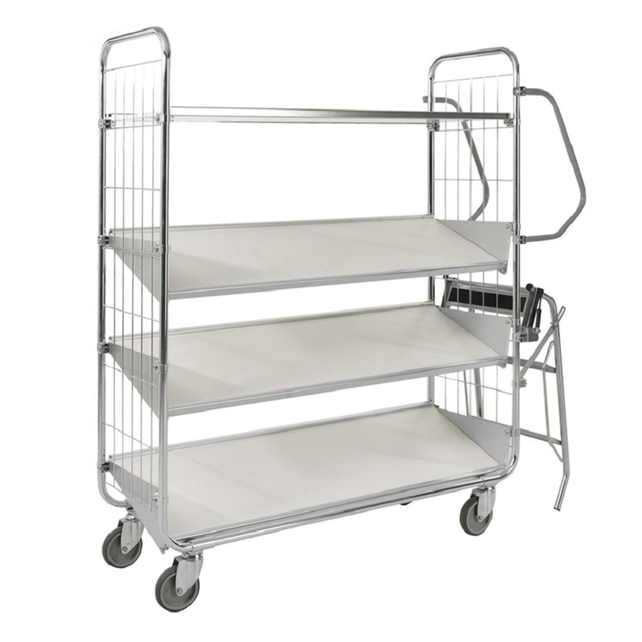 Order Picking Shelf Trolley Roll container 4 shelves zinced 1790 x 650 x 1695mm Order Picking Shelf Trolley Roll container 4 shelves zinced 1790 x 650 x 1695mm
