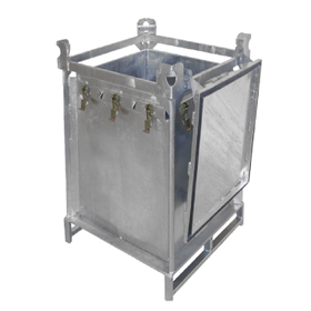 Waste container 100 L for hazardous solids 550 x 550 x 745 mm