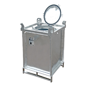 Waste container 240 L for hazardous liquids 730 x 730 x 975 mm Waste container 240 L for hazardous liquids 730 x 730 x 975 mm
