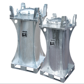 Waste container 285 L for hazardous solids, liquids 800 x 800 x 1250 mm Waste container 285 L for hazardous solids, liquids 800 x 800 x 1250 mm