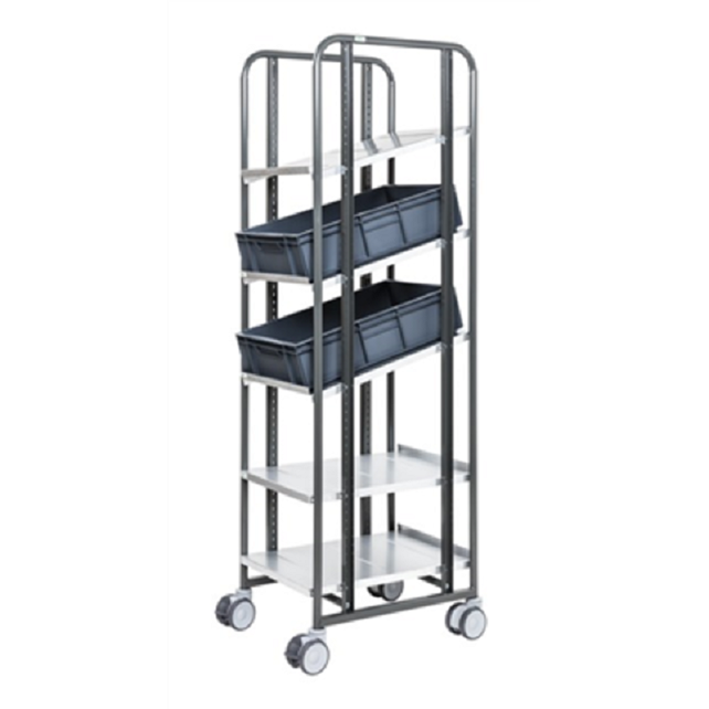 Order Picking Shelf Trolley Roll container e-commerce 477x638x1850mm